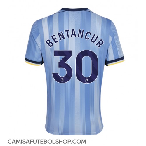 Camisa de time de futebol Tottenham Hotspur Rodrigo Bentancur #30 Replicas 2º Equipamento 2024-25 Manga Curta